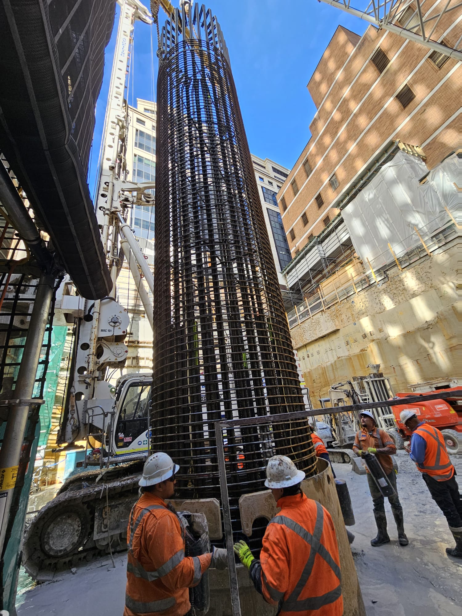 Pitt Street, Sydney – Pile Cage Welding